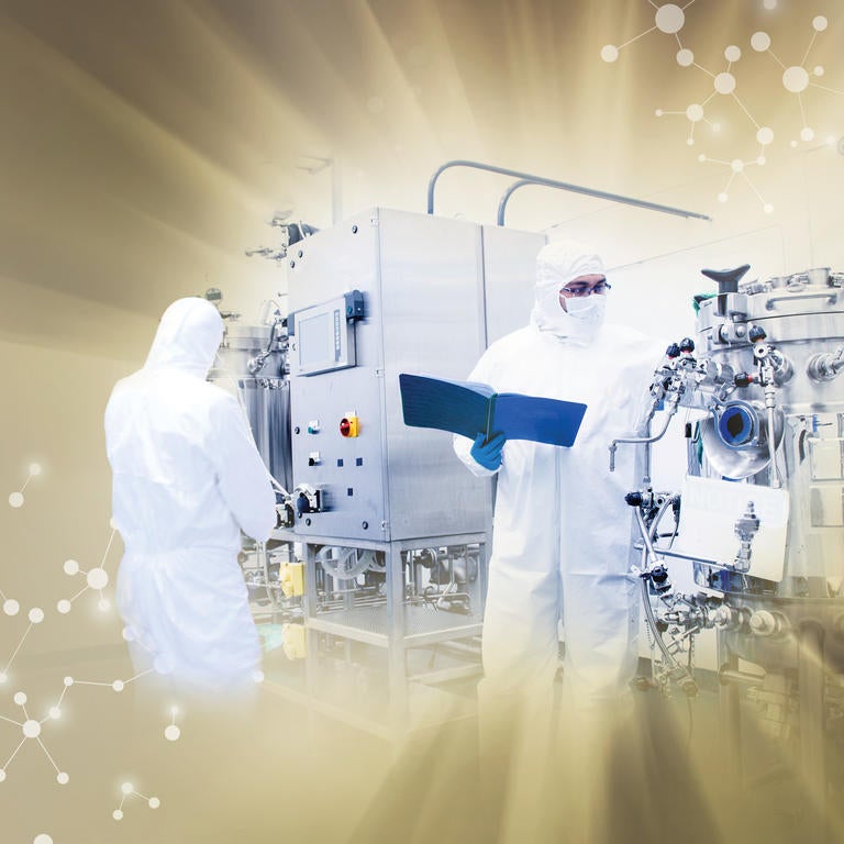 stylized lab image